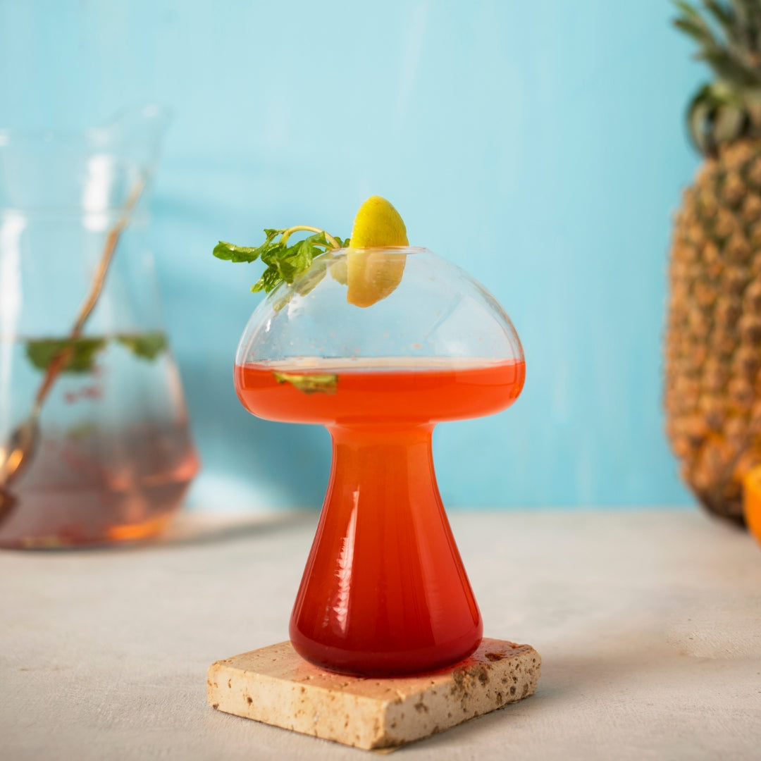 Mushroom Shape Cocktail Glass – Bar Box